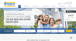 Desktop Screenshot of biesenbach-immobilien.de